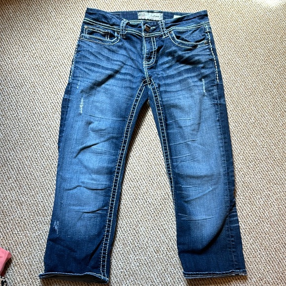 BKE Denim - Buckle BKE women's culture denim cropped jeans capris size 29 waist